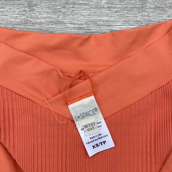 L*Space Pointelle Rib Lee Lee Top & Pointelle Rib Court Bottoms in sunset - Picture 14 of 16